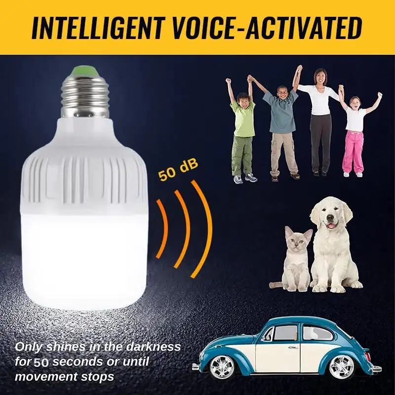 1Pc E27 Radar Sensor Ambient PIR Motion Home Sound Light Sensor LED Globe Bulb Light Lamp 5W 9W Automatic Motion Sensor LED Lamp
1Pc E27 Radar Sensor Ambient PIR Motion Home Sound Light Sensor LED Globe Bulb Light Lamp 5W 9W Automatic Motion Sensor LED Lamp