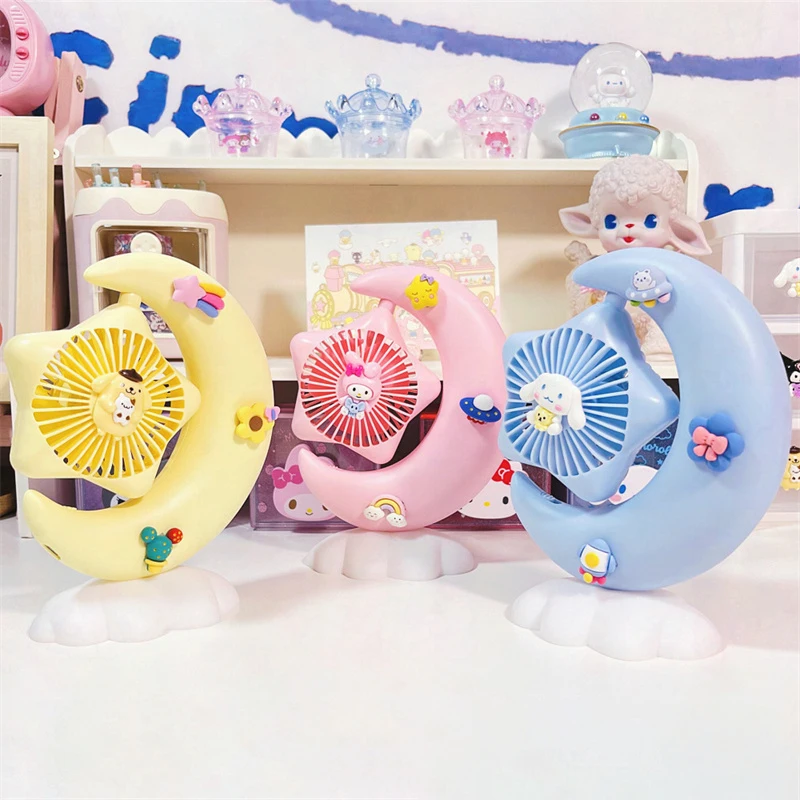 Summer Cute Cartoon Star Shape Desktop Mini Fan Night Light Mymelody Cinnamoroll Portable Childrens Bedroom Silent Desk Fan
Summer Cute Cartoon Star Shape Desktop Mini Fan Night Light Mymelody Cinnamoroll Portable Childrens Bedroom Silent Desk Fan