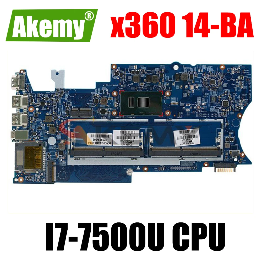 16872-1 original mainboard for HP Pavilion X360 14-BA with I7-7500U Laptop motherboard test 100% ok
16872-1 original mainboard for HP Pavilion X360 14-BA with I7-7500U Laptop motherboard test 100% ok