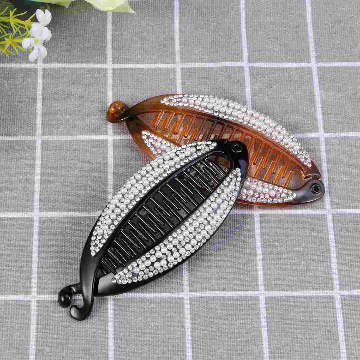Hair Clip Banana French Comb Barrettes Vintage Toothed Combs Big Ponytail Resin Fine Crystal Claw Clips Clamp
Hair Clip Banana French Comb Barrettes Vintage Toothed Combs Big Ponytail Resin Fine Crystal Claw Clips Clamp