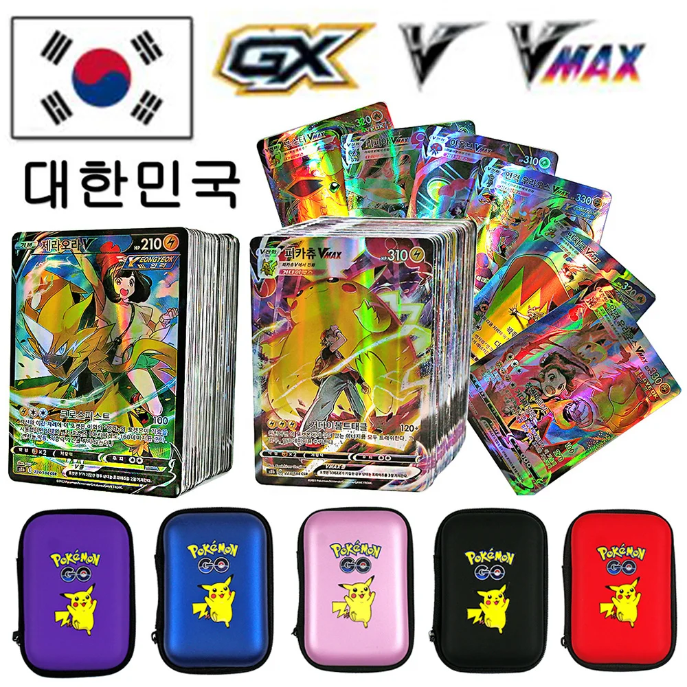 Pokemon Cards in Korean Vstar Vmax GX CSR Limited Shiny Rainbow Arceus Pikachu Charizard Holographic Playing Cartas Pokemon Gift
Pokemon Cards in Korean Vstar Vmax GX CSR Limited Shiny Rainbow Arceus Pikachu Charizard Holographic Playing Cartas Pokemon Gift