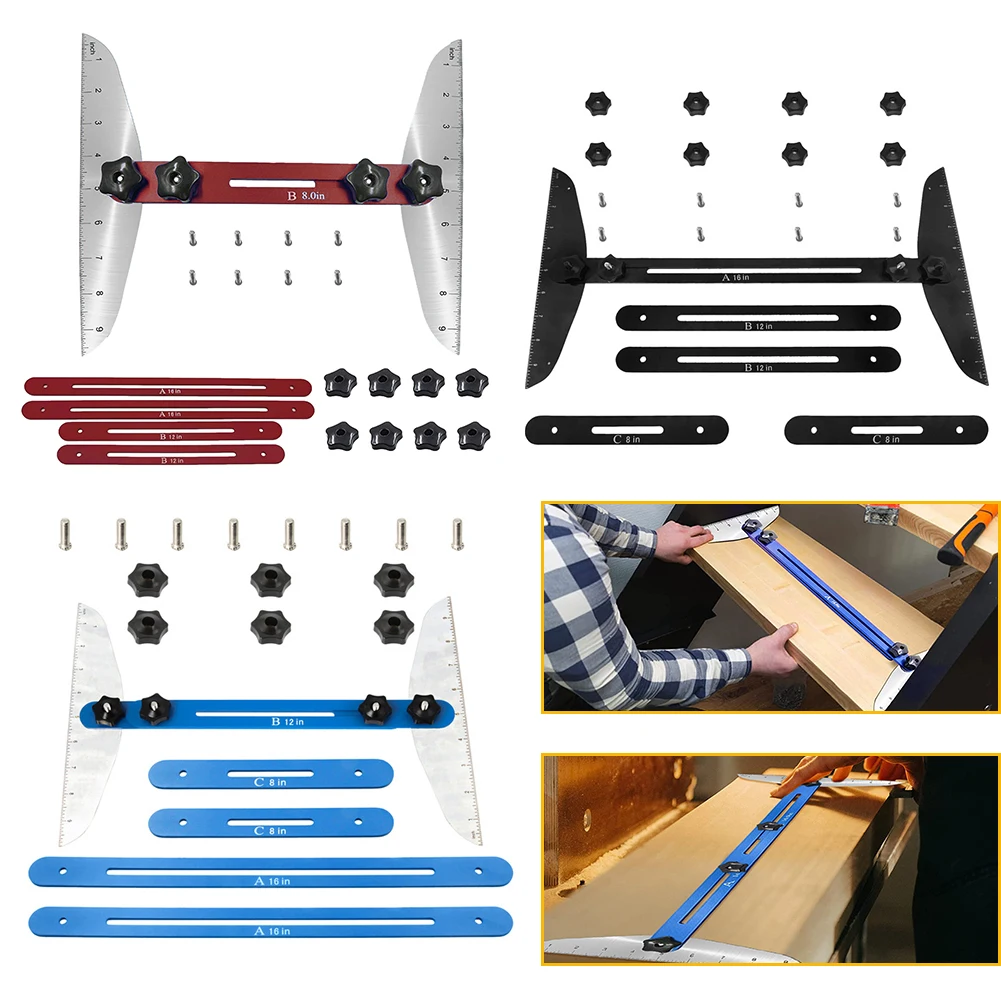 Stair Treads Gauge Template Tool Measuring Stair Tool Adjustable Multi-function Stair Ruler For Risers Shelves Cutting Drywall
Stair Treads Gauge Template Tool Measuring Stair Tool Adjustable Multi-function Stair Ruler For Risers Shelves Cutting Drywall