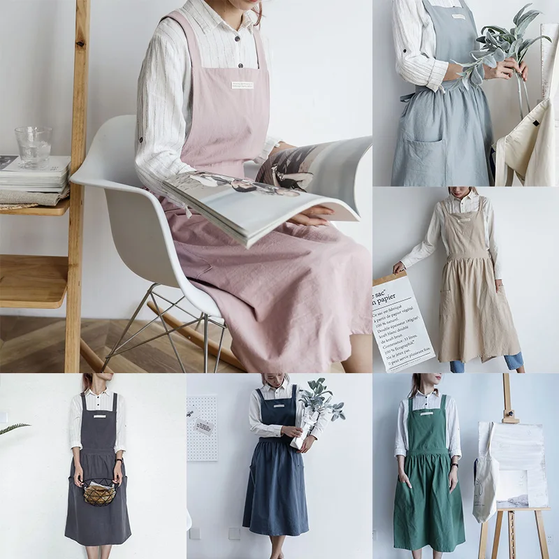 1Pcs Restaurant Apron Nordic Style Multi Purpose Washed Cotton Linen For Cooking Baking Kitchen Supplies Anti-fouling Pure Color
1Pcs Restaurant Apron Nordic Style Multi Purpose Washed Cotton Linen For Cooking Baking Kitchen Supplies Anti-fouling Pure Color