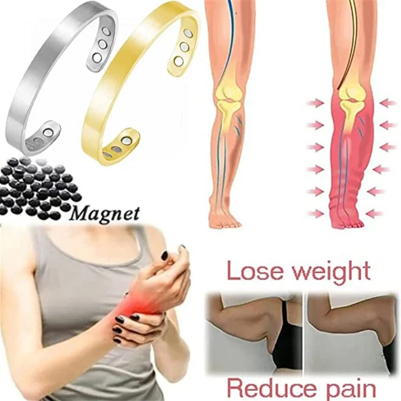 Trendy 3 Color Magnetic Bangle Bracelet for Women Men Health Balance Energy Therapy Arthritis Pain Relief Health Care Bracelet
Trendy 3 Color Magnetic Bangle Bracelet for Women Men Health Balance Energy Therapy Arthritis Pain Relief Health Care Bracelet