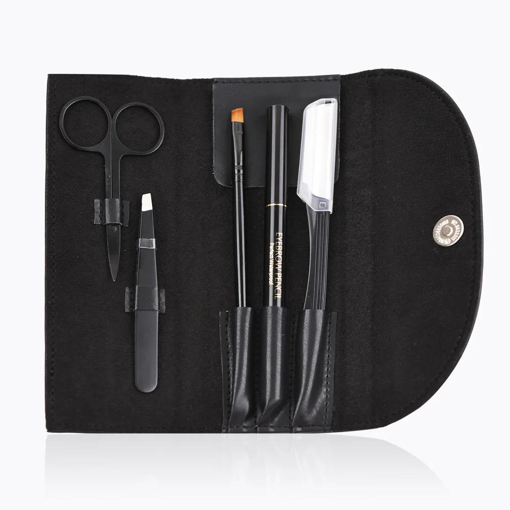 Men's Stainless Steel Eyebrow Trimming Clip 5-piece Set Beginner Eyebrow Trimming Knife Scissors Set Eyebrow Pencil Waterproof
Men's Stainless Steel Eyebrow Trimming Clip 5-piece Set Beginner Eyebrow Trimming Knife Scissors Set Eyebrow Pencil Waterproof