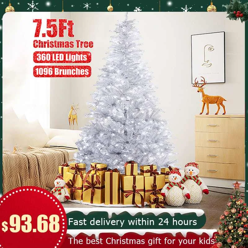NEW 7.5Ft Encryption Green Tree Artificial Christmas PVC Tree Decoration Room Christmas Decoration Ornament Christmas Gift
NEW 7.5Ft Encryption Green Tree Artificial Christmas PVC Tree Decoration Room Christmas Decoration Ornament Christmas Gift
