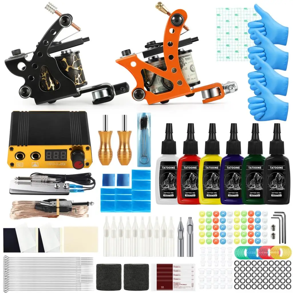 Tattoo Machine Kits Tattoo Power Supply Rotary Pen With Cartridges Needles Permanent Makeup Machine For Tattoo Beginners Artist
Tattoo Machine Kits Tattoo Power Supply Rotary Pen With Cartridges Needles Permanent Makeup Machine For Tattoo Beginners Artist
