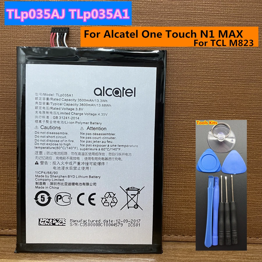 TLp025G1 TLp035AJ TLp035A1 TLp040J1 оригинальная новая батарея для планшета Alcatel One Touch N1 MAX A30 9024 Вт для телефона TCL M823
TLp025G1 TLp035AJ TLp035A1 TLp040J1 оригинальная новая батарея для планшета Alcatel One Touch N1 MAX A30 9024 Вт для телефона TCL M823