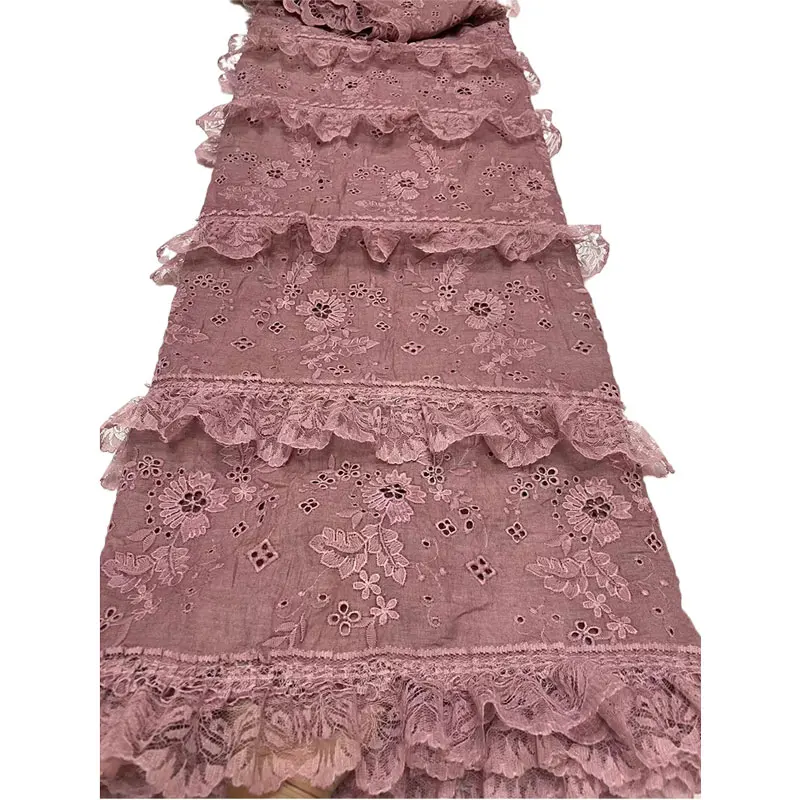 African Cotton Lace Fabric With Lace Haberdashery Sewing Tissu Nigerian Cotton Lace Fabric Dress Women Sewing Fabric
African Cotton Lace Fabric With Lace Haberdashery Sewing Tissu Nigerian Cotton Lace Fabric Dress Women Sewing Fabric
