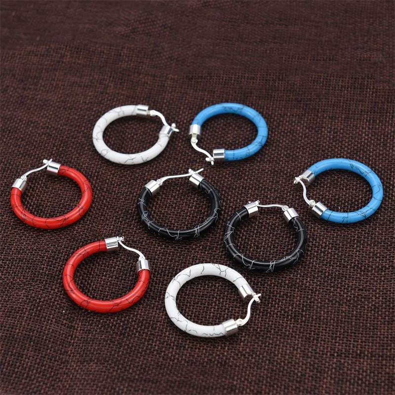 YW GAIRU Occident Stainless Steel Ripple Four Colors Resin Hoop Earring Fashion Korean Party Red Women's Earrings Jewelry
YW GAIRU Occident Stainless Steel Ripple Four Colors Resin Hoop Earring Fashion Korean Party Red Women's Earrings Jewelry
