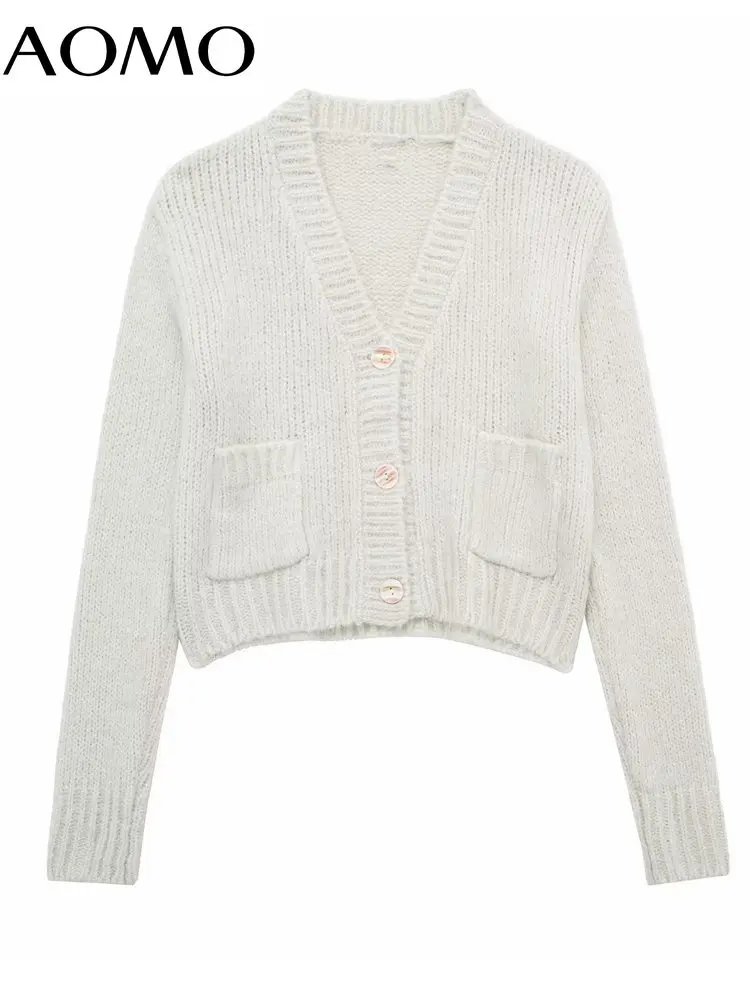 AOMO 2022 Winter Women Solid Oversized Crop Knit Cardigan Sweater Vintage Long Sleeve Female Jumper 3H231A
AOMO 2022 Winter Women Solid Oversized Crop Knit Cardigan Sweater Vintage Long Sleeve Female Jumper 3H231A