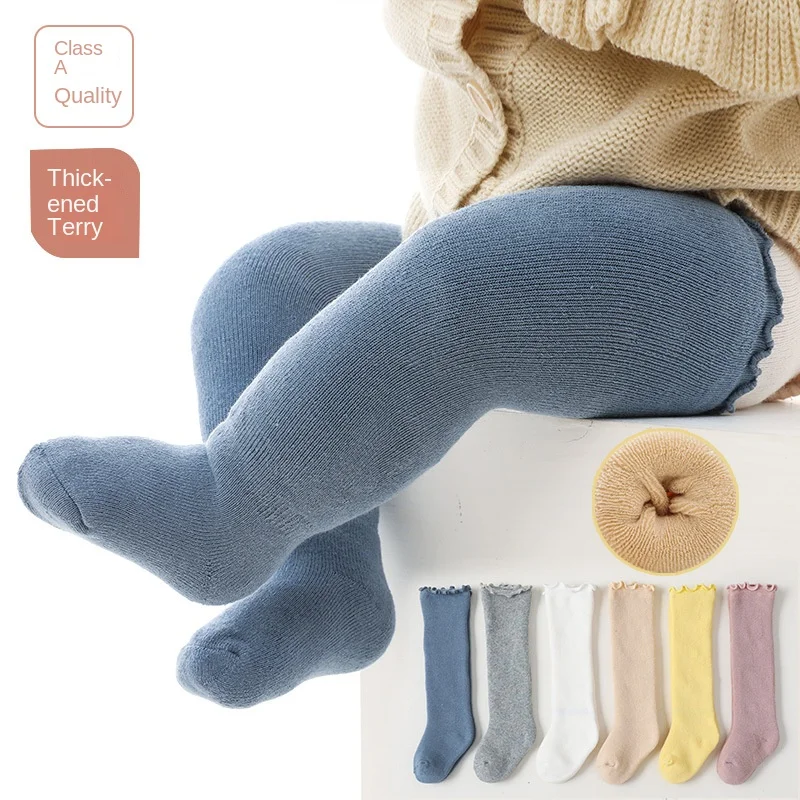 0 1 2 3 Years Old Baby Knee High Socks Girls Boys Newborn Infants Long Warm Thick Terry Ruffled Above-knee Stocking Leg-warmers
0 1 2 3 Years Old Baby Knee High Socks Girls Boys Newborn Infants Long Warm Thick Terry Ruffled Above-knee Stocking Leg-warmers