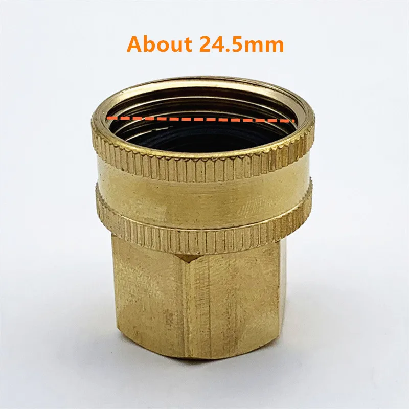5Pcs Garden Hose Fittings 3/4" GHT to 1/2" NPT Female Thread Water Tube Adapter Brass Rotary Joint Car Wash Connector Tool
5Pcs Garden Hose Fittings 3/4" GHT to 1/2" NPT Female Thread Water Tube Adapter Brass Rotary Joint Car Wash Connector Tool