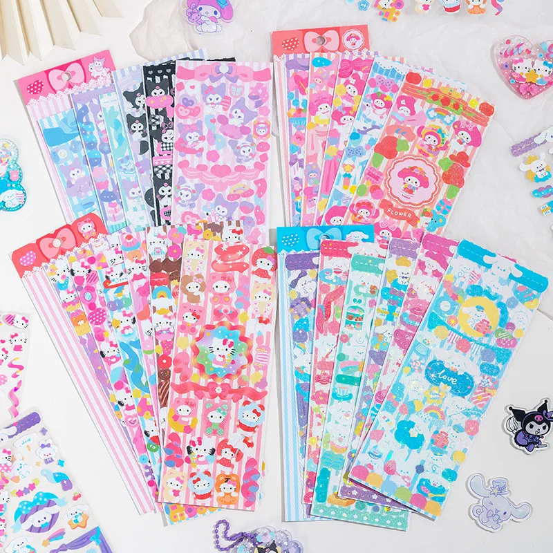 Sanliou Cartoon diy Laser Waterproof PVC Guka Set Combination Series Sticker Animal Flower Handbook Stationery Sticker
Sanliou Cartoon diy Laser Waterproof PVC Guka Set Combination Series Sticker Animal Flower Handbook Stationery Sticker