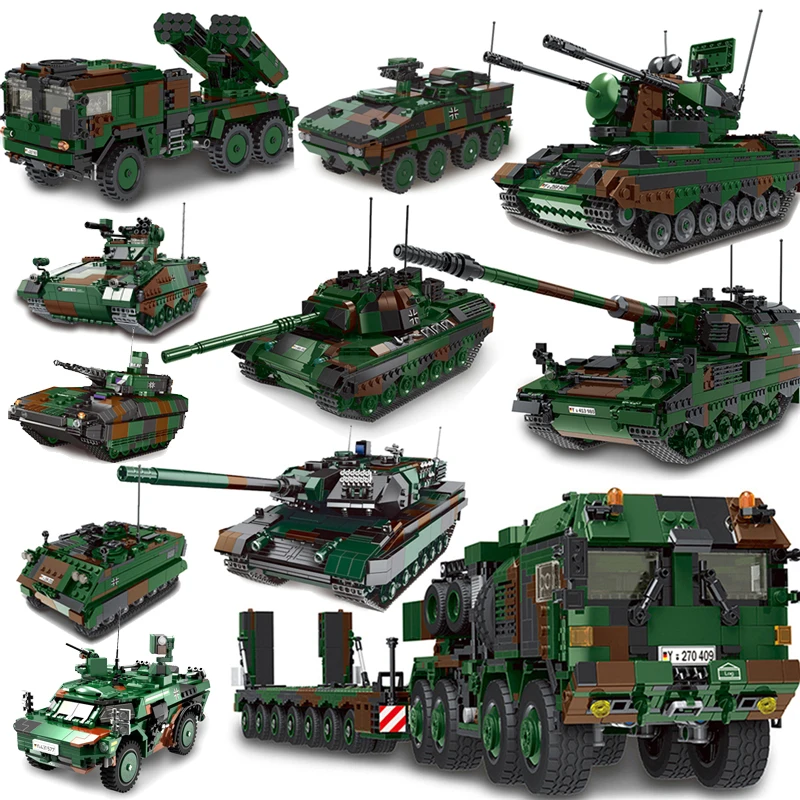 WW2 Military German Army Building Bricks Battle Tank Transport Truck Vehicle Blocks HX-81 War Chariot World War SLT Mammut Gifts
WW2 Military German Army Building Bricks Battle Tank Transport Truck Vehicle Blocks HX-81 War Chariot World War SLT Mammut Gifts