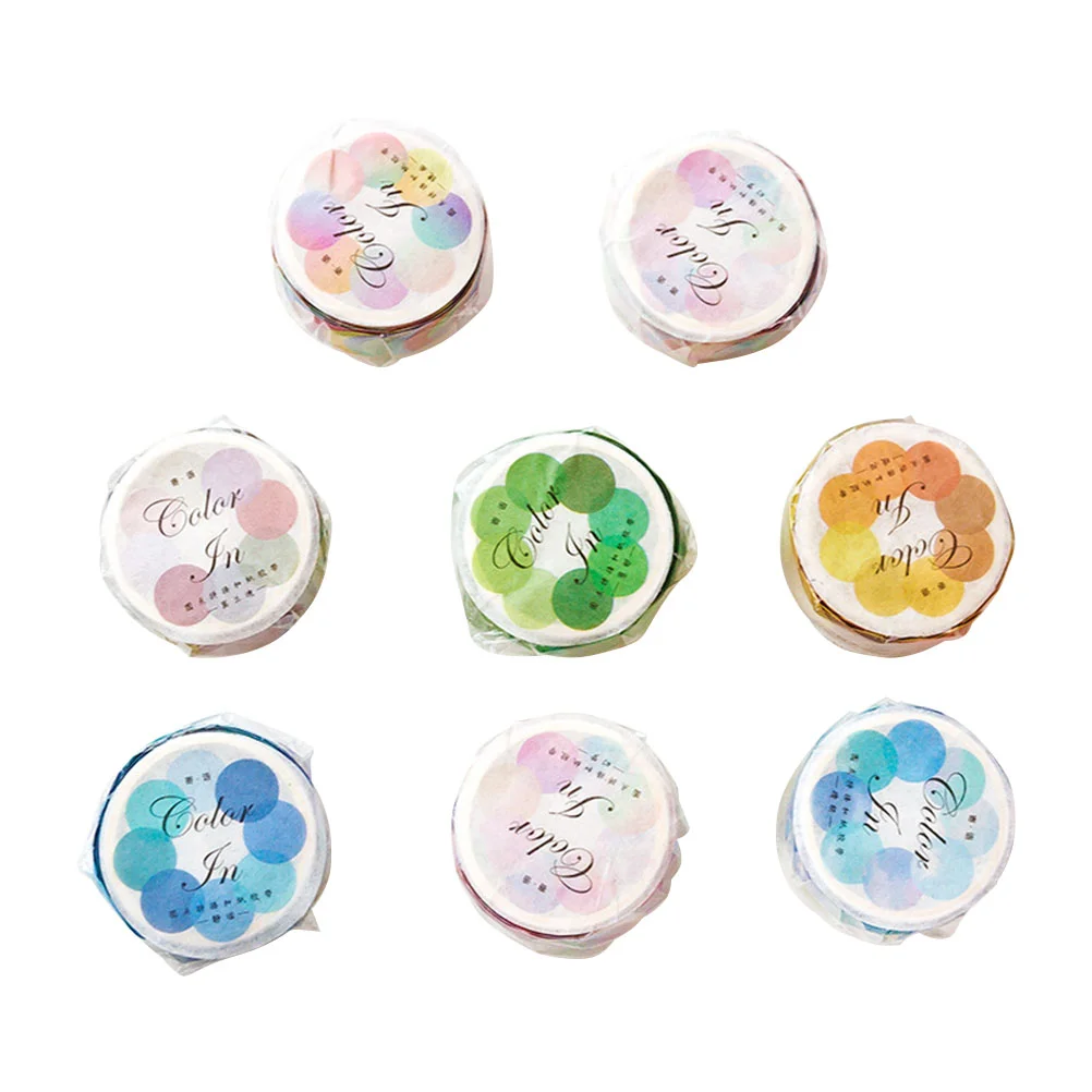 Tape Washi Dot Stickers Scrapbooking Scrapbook Masking Circle Decorative Stickers Aesthetic Design Sticker Round Craft Gift
Tape Washi Dot Stickers Scrapbooking Scrapbook Masking Circle Decorative Stickers Aesthetic Design Sticker Round Craft Gift