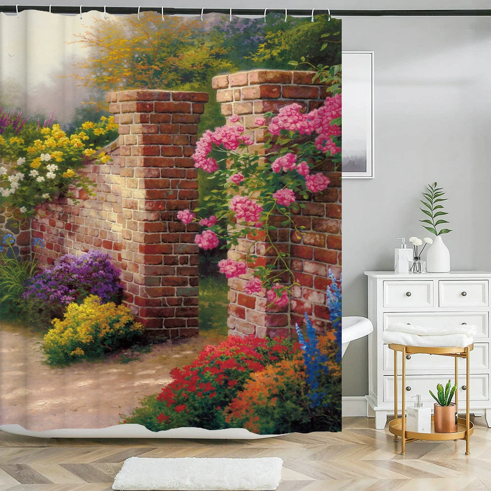 Natural Scenery Shower Curtain Forest Rural Garden Landscape Bath Curtain Bathtub Decor Waterproof Polyester Bathroom Curtains
Natural Scenery Shower Curtain Forest Rural Garden Landscape Bath Curtain Bathtub Decor Waterproof Polyester Bathroom Curtains