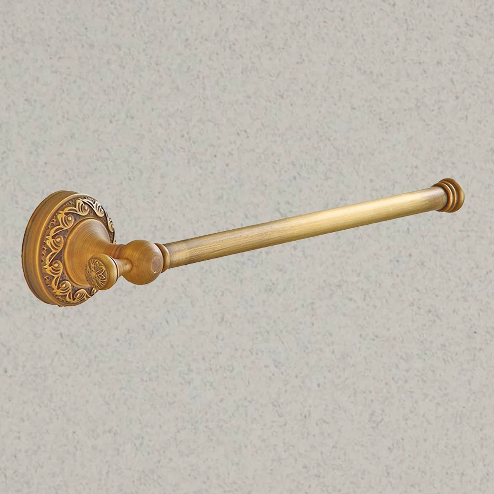 European Style Brass Antique Wall Mount Bathroom Tissue Holder Shelf Towel Rack Ring
European Style Brass Antique Wall Mount Bathroom Tissue Holder Shelf Towel Rack Ring