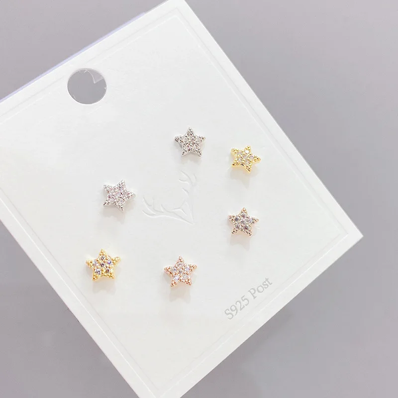Wholesale Korean Style Charm Silvers Needle 3pcs/Set Cute Earrings Fashion Personality Simple Stud Set For Women
Wholesale Korean Style Charm Silvers Needle 3pcs/Set Cute Earrings Fashion Personality Simple Stud Set For Women