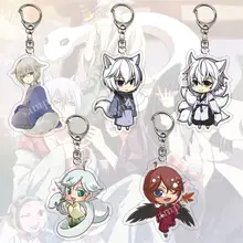 Anime Kamisama Love Kiss keychain Cartoon Figures Tomoe Kurama Mi Zu Ki Pendant key Chain For Fans Gifts Jewelry Accessories