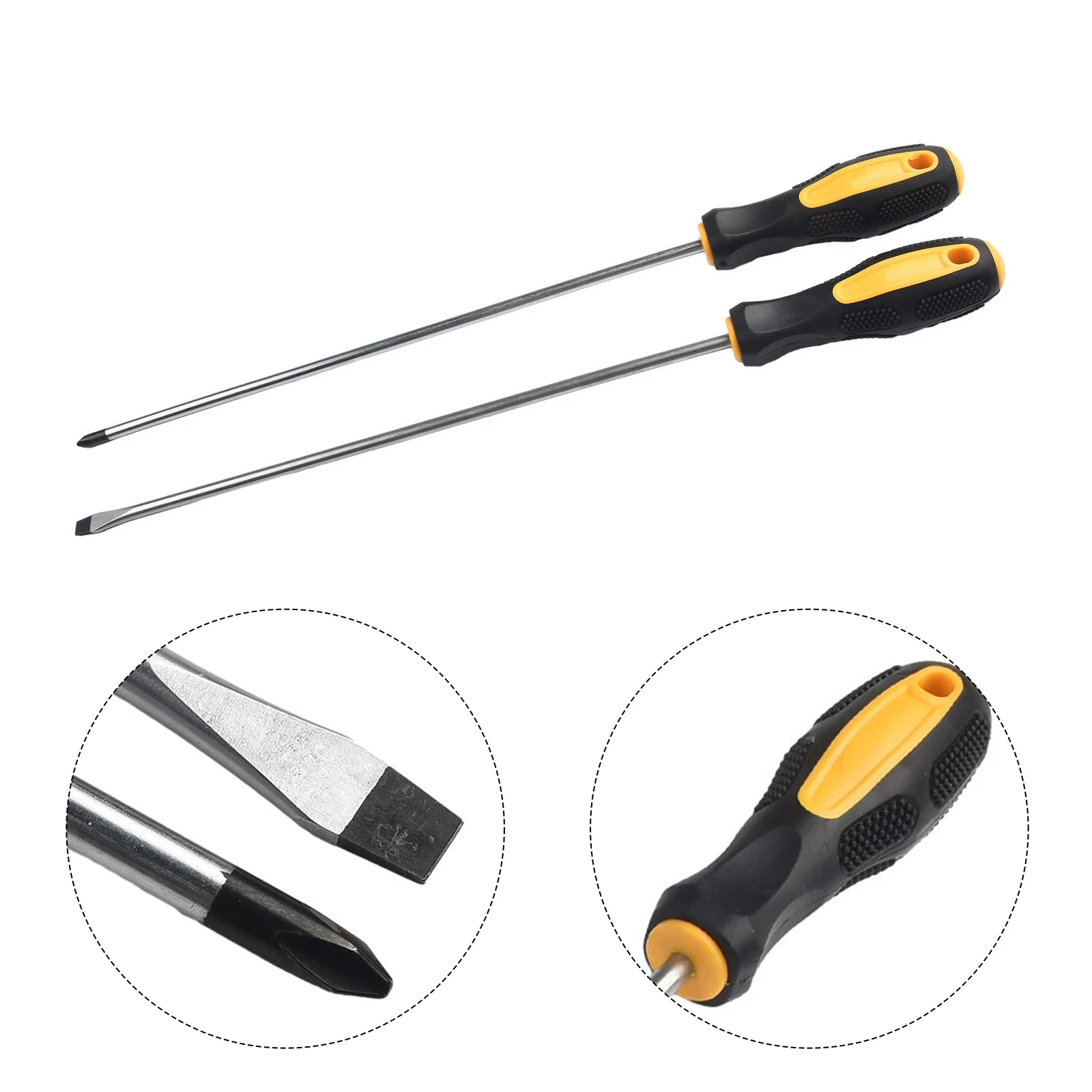 Automobile Repair Extended Screwdriver 16.14Inch 6mm Chromium Vanadium Alloy Steel Durable High Hardness Magnetism Rubber Black
Automobile Repair Extended Screwdriver 16.14Inch 6mm Chromium Vanadium Alloy Steel Durable High Hardness Magnetism Rubber Black