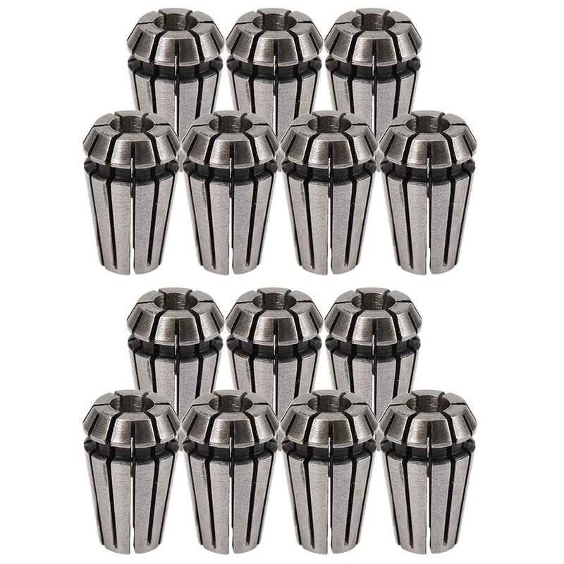 14Pcs 1-7Mm ER11 Collet Chuck Tool Bits Holder Spring Collet For CNC Engraving Machine & Milling Lathe Tool
14Pcs 1-7Mm ER11 Collet Chuck Tool Bits Holder Spring Collet For CNC Engraving Machine & Milling Lathe Tool