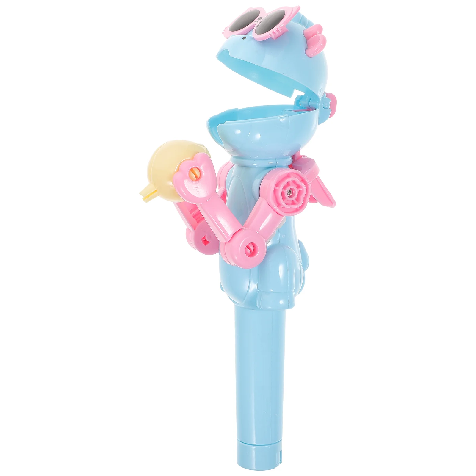 Lollipop Holder Toy Robotcandy Toys Storage Case Kids Funnylollipops Eat Novelty Sucker Boxpop Shooter Creative Upholders
Lollipop Holder Toy Robotcandy Toys Storage Case Kids Funnylollipops Eat Novelty Sucker Boxpop Shooter Creative Upholders