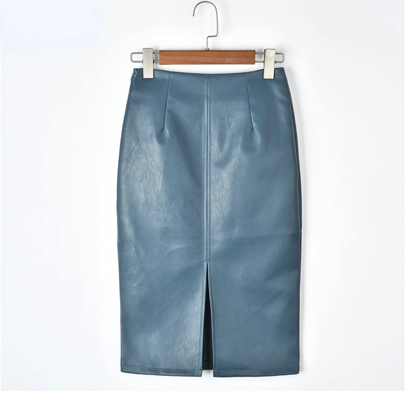 New2022 Split Skirts Solid Korean PU Leather Skirts Fashion Casual High Waist Straight Mini Skirt 2022 Spring Autumn Skirt 9671
New2022 Split Skirts Solid Korean PU Leather Skirts Fashion Casual High Waist Straight Mini Skirt 2022 Spring Autumn Skirt 9671