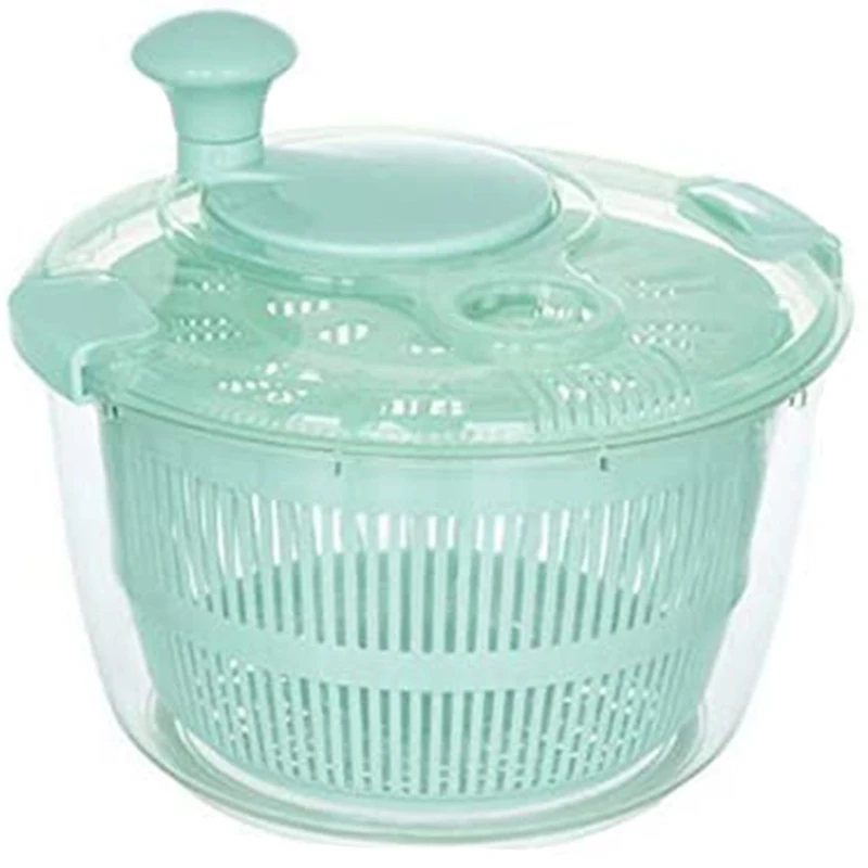 JFBL Hot Salad Spinner Large, Lettuce Dryer Spinner Quick Dry Design, 5.3 Quarts Fruit Washer With Bowl, Non-Slip Pad
JFBL Hot Salad Spinner Large, Lettuce Dryer Spinner Quick Dry Design, 5.3 Quarts Fruit Washer With Bowl, Non-Slip Pad