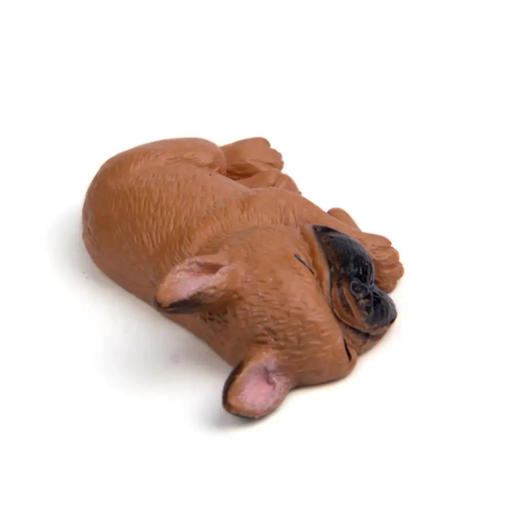 Figurine Home Decor 2inch PVC Sleeping Lying Dog French Bulldog Doll Toy Car dog model toys for children
Figurine Home Decor 2inch PVC Sleeping Lying Dog French Bulldog Doll Toy Car dog model toys for children