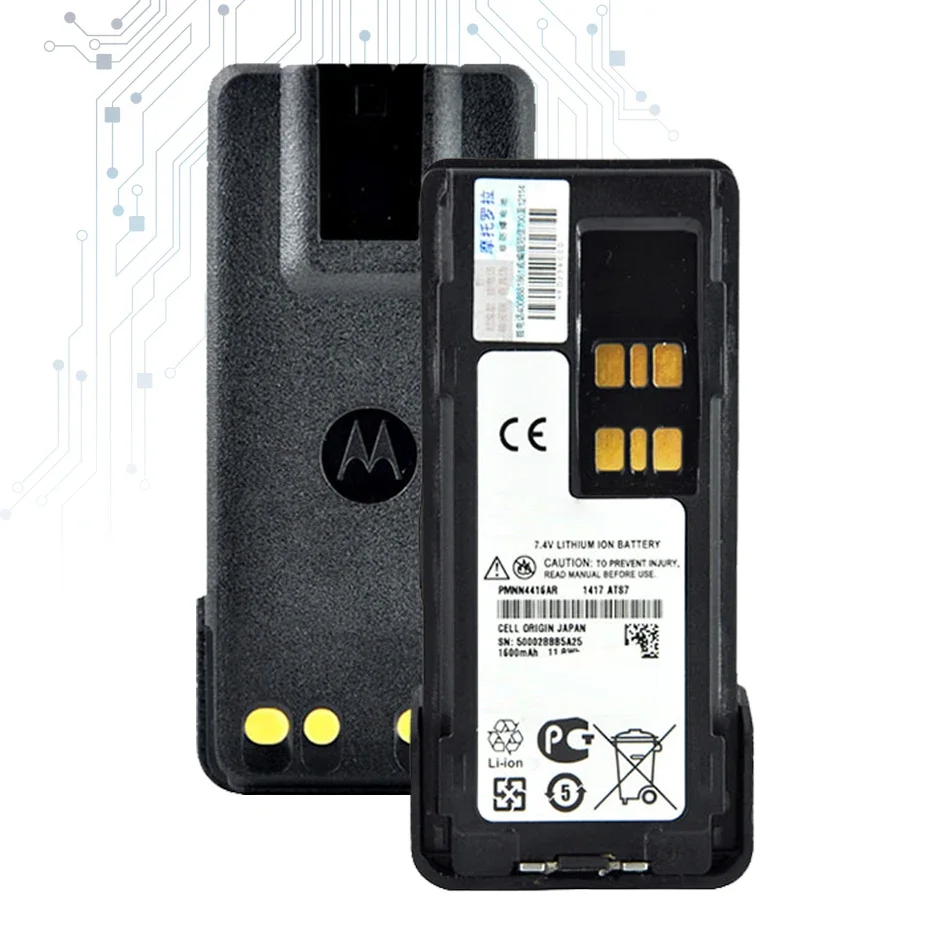 PMNN4415/PMNN4416 Battery 1650mAh For Motorola DP2400, DP-2400, DP2600, DP-2600, XIR P6600, XIR P6620
PMNN4415/PMNN4416 Battery 1650mAh For Motorola DP2400, DP-2400, DP2600, DP-2600, XIR P6600, XIR P6620