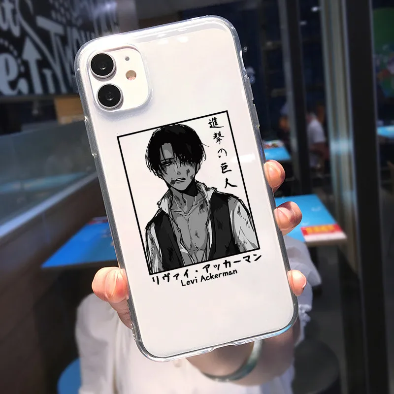 Attack On Titan Anime Clear Phone Case For iPhone 11 12 Pro MAX 7 XR XS 13 X 8 6s Plus Shockproof Soft Silicone Cover Coque
Attack On Titan Anime Clear Phone Case For iPhone 11 12 Pro MAX 7 XR XS 13 X 8 6s Plus Shockproof Soft Silicone Cover Coque