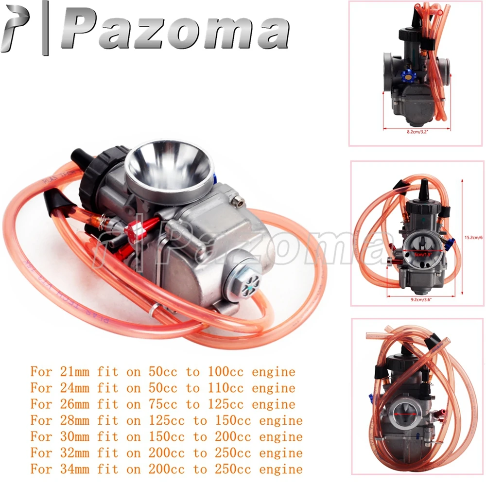 Карбюратор PWK алюминиевый для мотоцикла, 21/24/26/28/30/32/34 мм, для двигателя 50-250 куб. См, скутера, квадроцикла, кроссового велосипеда, эндуро, моток... 
Карбюратор PWK алюминиевый для мотоцикла, 21/24/26/28/30/32/34 мм, для двигателя 50-250 куб. См, скутера, квадроцикла, кроссового велосипеда, эндуро, моток...