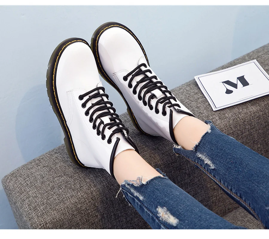 Comemore Women's Shoes Woman Female Men Flat Genuine Leather Ankle Boots Clothing Male Autumn Winter Fur Plus Size 43 44 45 46
Comemore Women's Shoes Woman Female Men Flat Genuine Leather Ankle Boots Clothing Male Autumn Winter Fur Plus Size 43 44 45 46