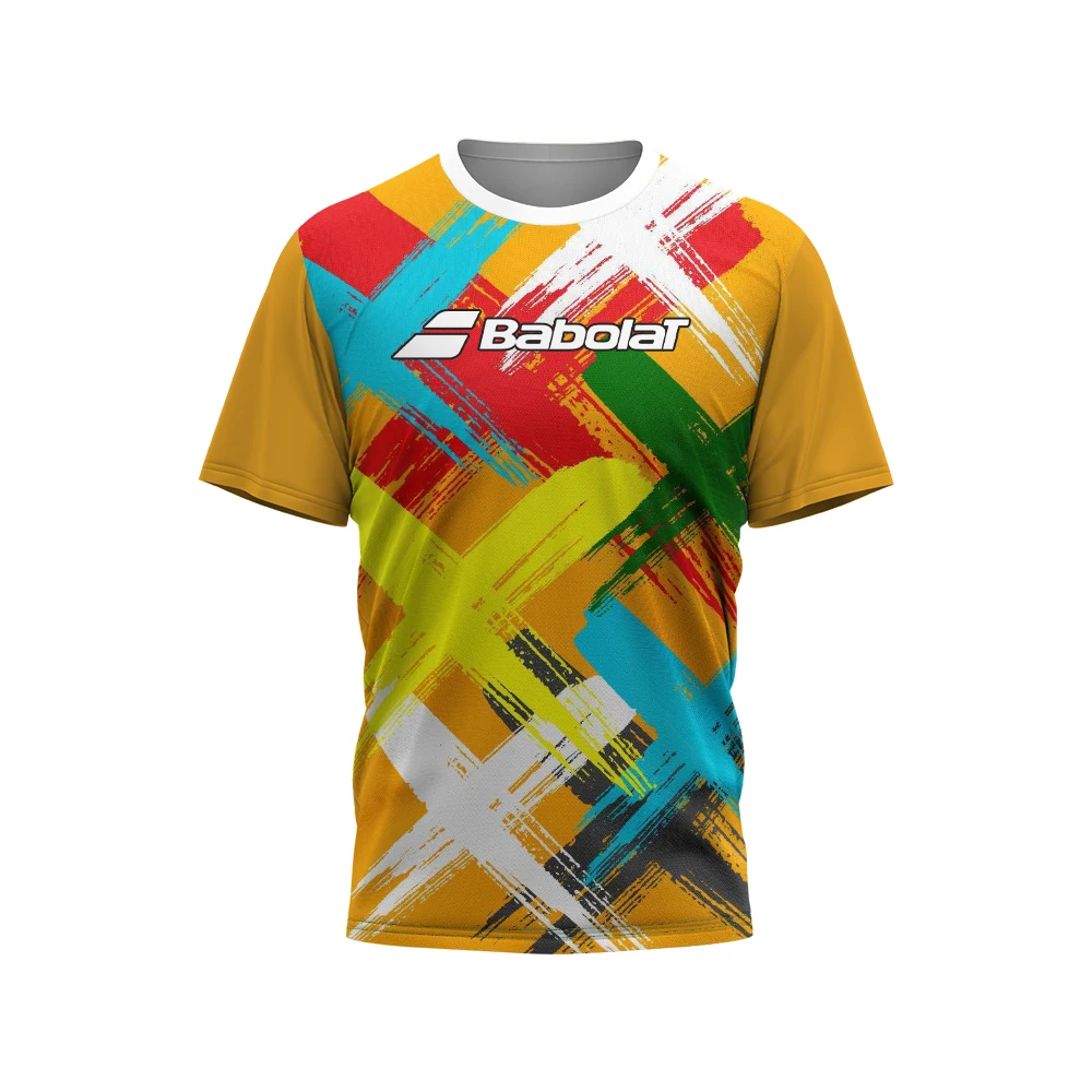 Boutique Patchwork Printed Babolat Tennis T-Shirt Men's Fitness Short Sleeve Men's Badminton Sportswear Breathable Golf Wear
Boutique Patchwork Printed Babolat Tennis T-Shirt Men's Fitness Short Sleeve Men's Badminton Sportswear Breathable Golf Wear