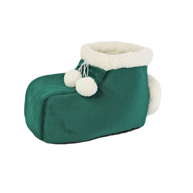 New design Christmas cat slipper shape pet bed soft pet dog pet dog bed warming dog house soft material nest
New design Christmas cat slipper shape pet bed soft pet dog pet dog bed warming dog house soft material nest