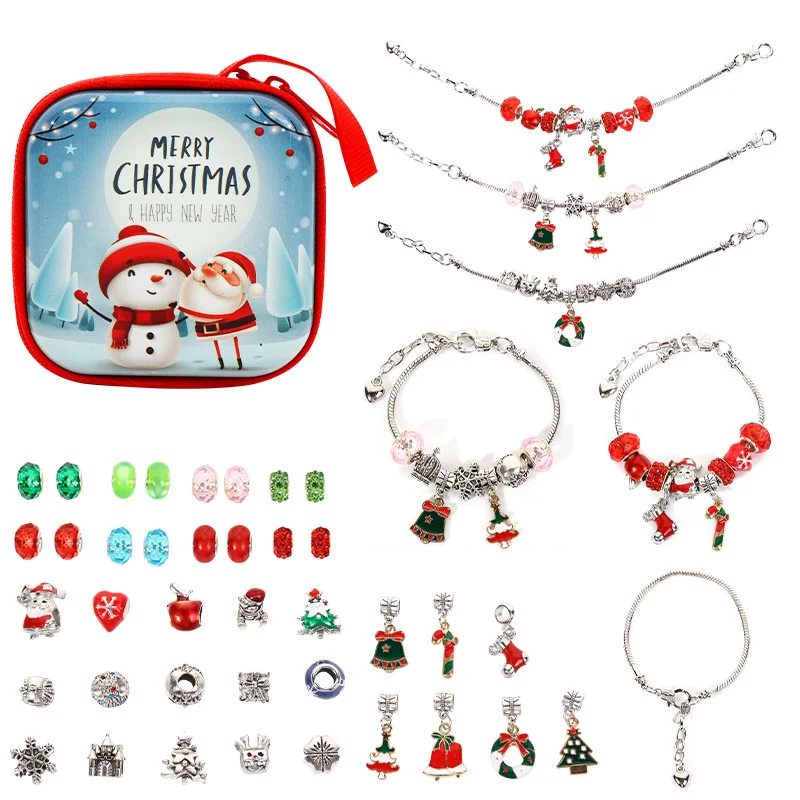 Christmas Day Gift Handmade DIY Beaded Accessories Bracelet Crystal Glass Beads Children's Bracelet Jewelry Blind Box Packaging
Christmas Day Gift Handmade DIY Beaded Accessories Bracelet Crystal Glass Beads Children's Bracelet Jewelry Blind Box Packaging