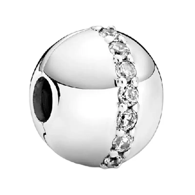 Line Clip Charm Beads For Women 925 Sterling Silver Original Fine Jewelry Making DIY Bracelets Clear Zircon Stones Silicone Grip
Line Clip Charm Beads For Women 925 Sterling Silver Original Fine Jewelry Making DIY Bracelets Clear Zircon Stones Silicone Grip