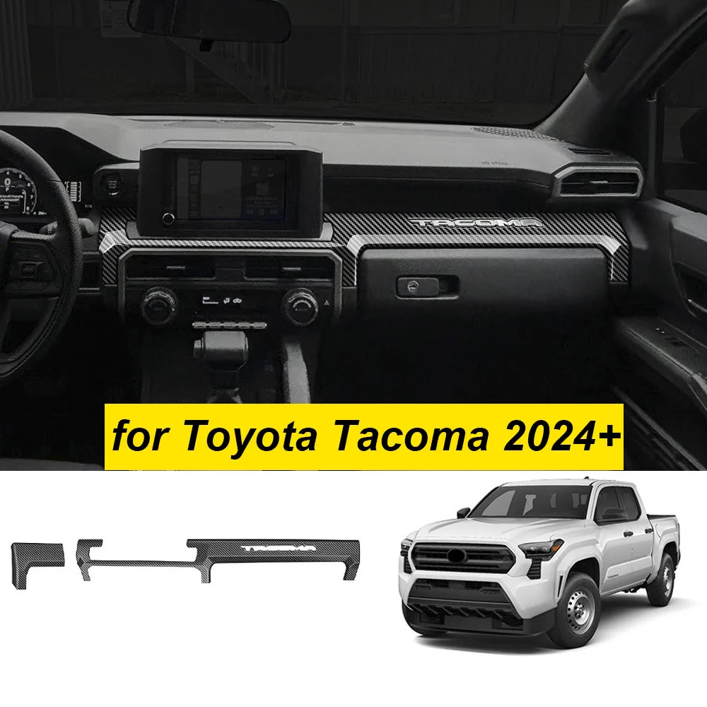 Подходит для Toyota Tacoma 2024 аксессуары салона автомобиля карбоновый автомобильный