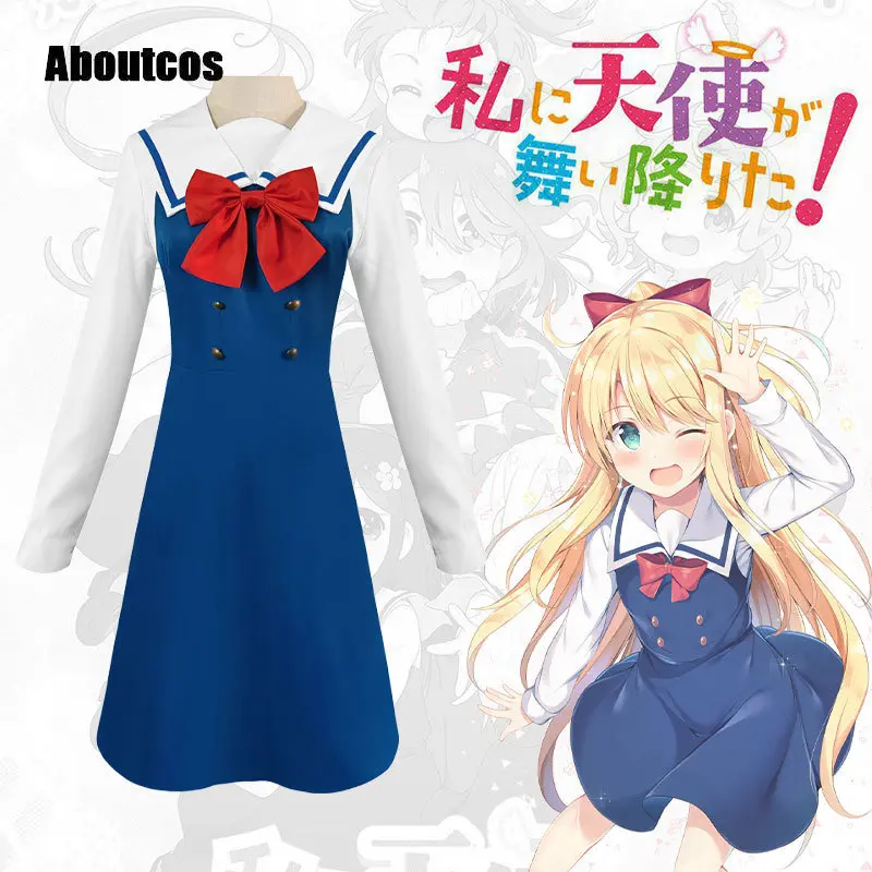 Aboutcos аниме Wataten: An Angel прилетел ко мне Косплей Костюм хошино Мияко платье школьная форма комплект униформы для хэллоуивечерние
Aboutcos аниме Wataten: An Angel прилетел ко мне Косплей Костюм хошино Мияко платье школьная форма комплект униформы для хэллоуивечерние