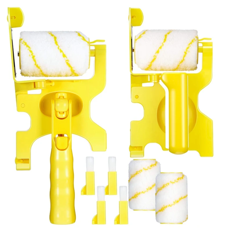 2 Pieces Professional Paint Roller Replacement Paint Edger With Brush Tool Multifunction For Home Room Wall Ceilings
2 Pieces Professional Paint Roller Replacement Paint Edger With Brush Tool Multifunction For Home Room Wall Ceilings