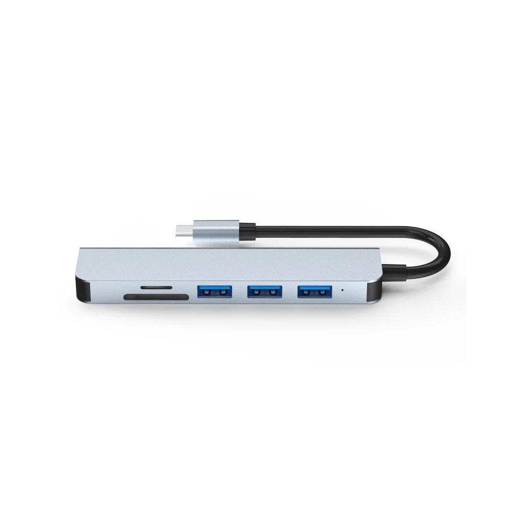 USB 3.0 Hub 6 in 1 Ports Desktop Card Reader Splitter Docking Station Portable Travel Computer PC Network Adapter
USB 3.0 Hub 6 in 1 Ports Desktop Card Reader Splitter Docking Station Portable Travel Computer PC Network Adapter