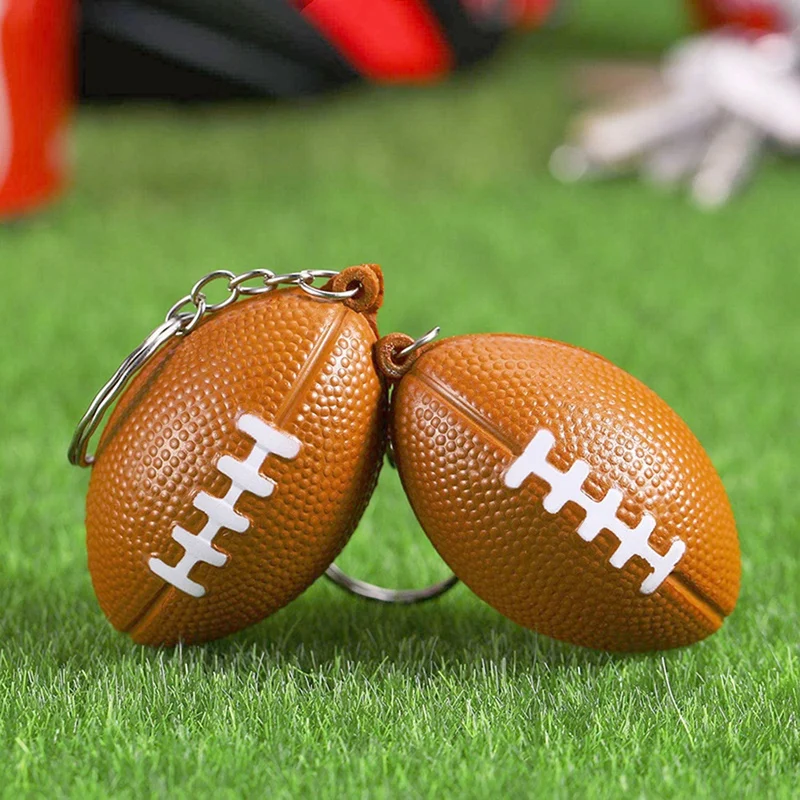 24 Pack Football Keychains,Mini Rugby Stress Ball Keychains,Sports Ball Keychains,School Carnival Reward For Boy Girls
24 Pack Football Keychains,Mini Rugby Stress Ball Keychains,Sports Ball Keychains,School Carnival Reward For Boy Girls