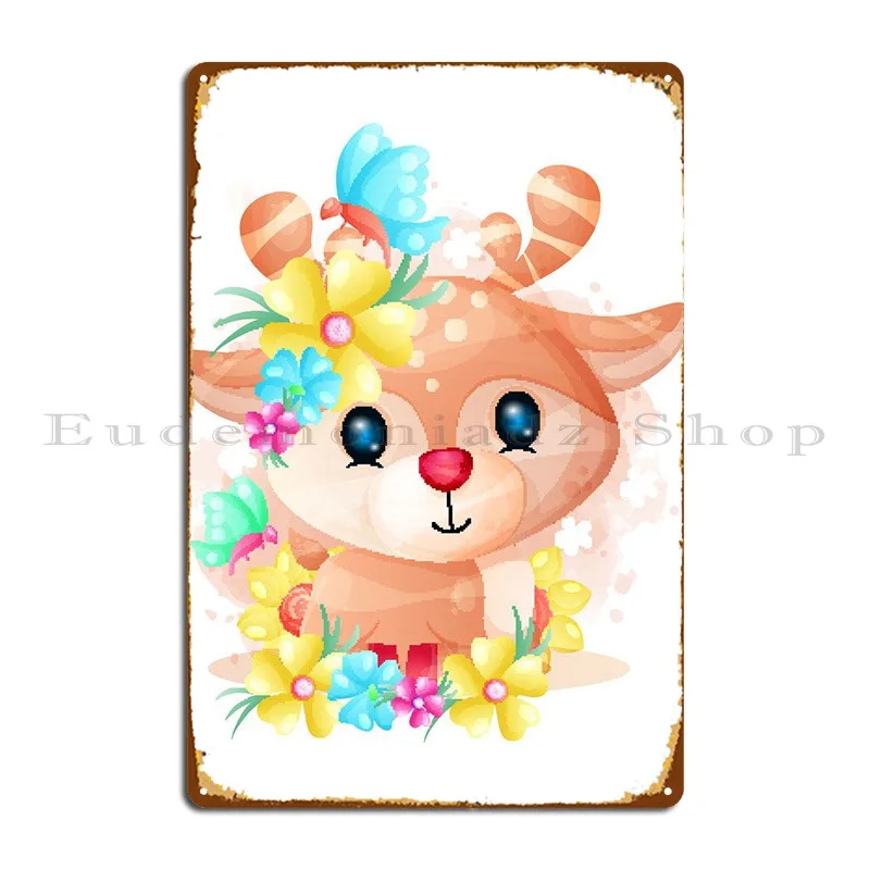 Милый металлический плакат в виде оленя
Милый металлический плакат в виде оленя