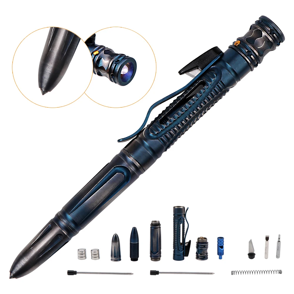 Outdoor Tactical Pen Multi-functional Edc Anti-wolf Equipment Stainless Steel Portable Women's Self-defense Supplies Tool
Outdoor Tactical Pen Multi-functional Edc Anti-wolf Equipment Stainless Steel Portable Women's Self-defense Supplies Tool
