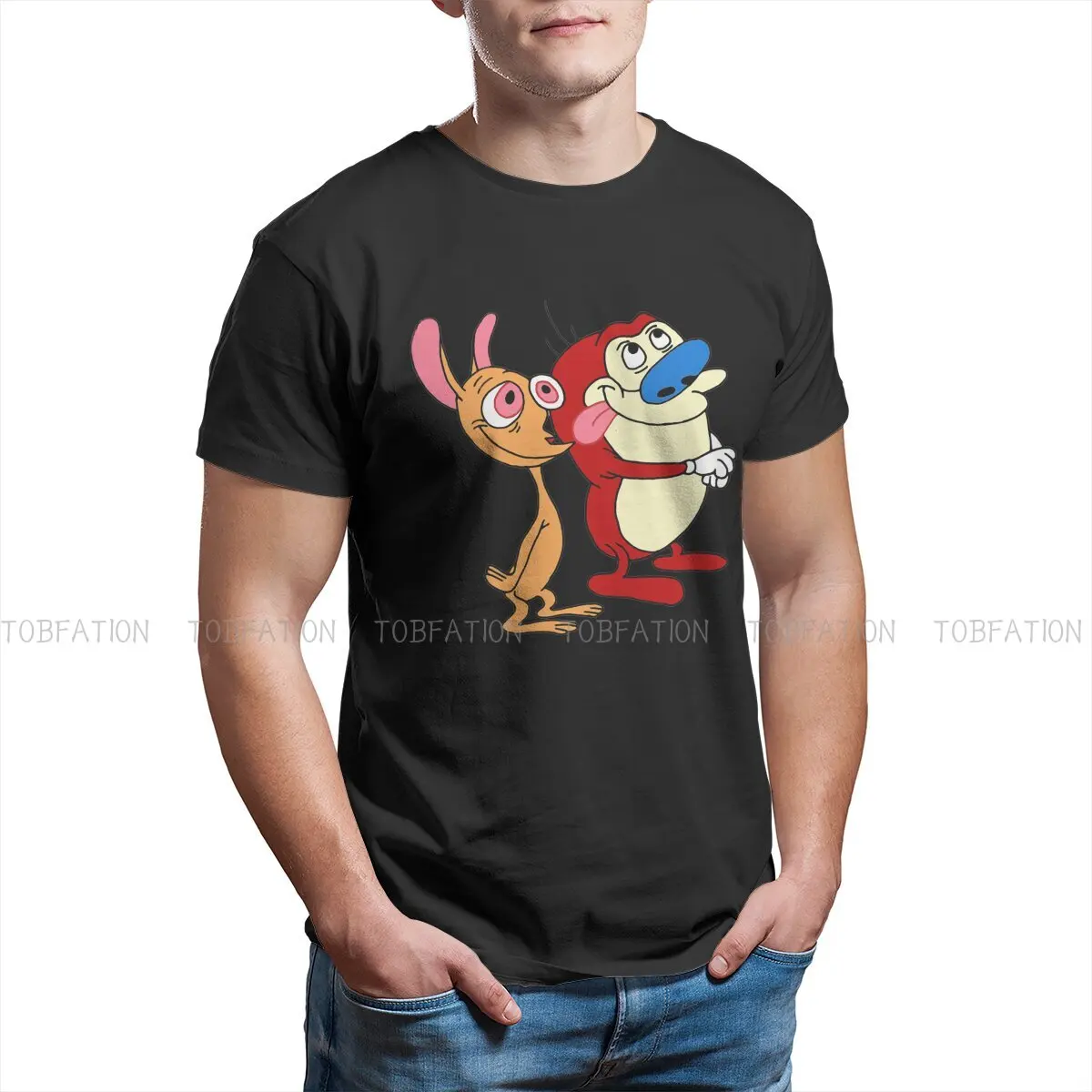 Clever Dog Newest TShirts The Ren & Stimpy Show The Magical Nose Goblin Men Graphic Pure Cotton Streetwear T Shirt O Neck
Clever Dog Newest TShirts The Ren & Stimpy Show The Magical Nose Goblin Men Graphic Pure Cotton Streetwear T Shirt O Neck