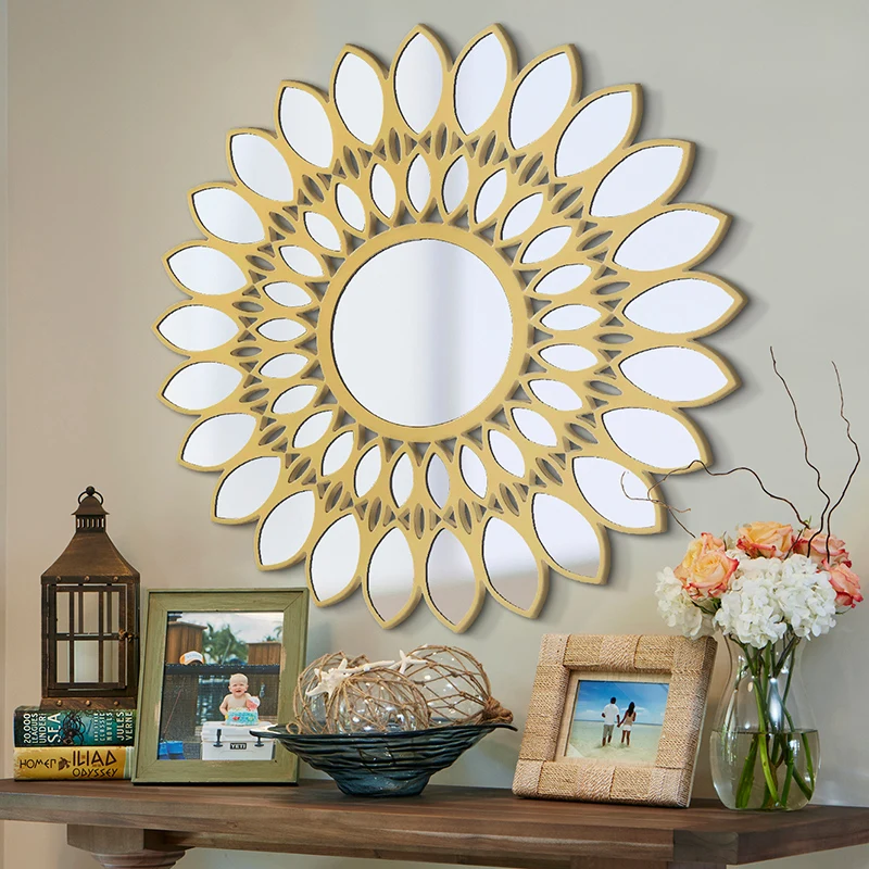 European decoration mirror living room fireplace porch Mirror dining room side background wall hanging sunglasses
European decoration mirror living room fireplace porch Mirror dining room side background wall hanging sunglasses