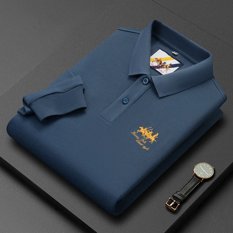 Высококачественная брендовая рубашка-поло с длинными рукавами, Мужская футболка с лацканами, весна и осень, модная дизайнерская Новая Повседневная Деловая Мужская рубашка Paul
Высококачественная брендовая рубашка-поло с длинными рукавами, Мужская футболка с лацканами, весна и осень, модная дизайнерская Новая Повседневная Деловая Мужская рубашка Paul