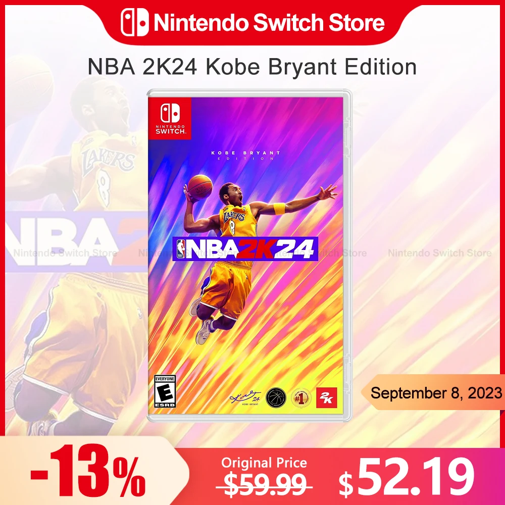 NBA 2K24 Kobe Bryant Edition игры на нинтендо switch выключатель игровые сделки 100% официальная оригинальная физическая игровая карта для игровой консоли
NBA 2K24 Kobe Bryant Edition игры на нинтендо switch выключатель игровые сделки 100% официальная оригинальная физическая игровая карта для игровой консоли