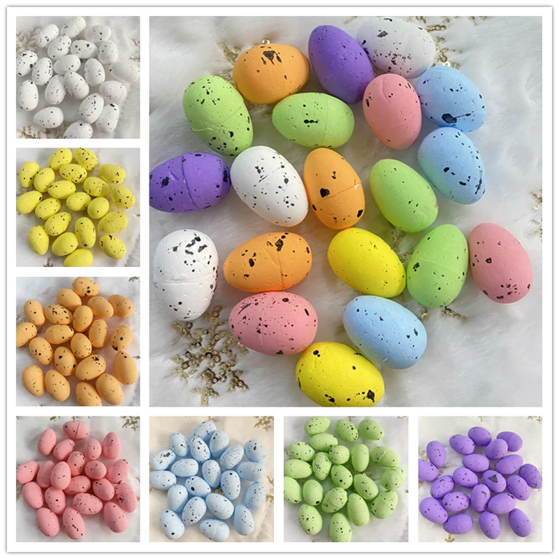 20/50pcs Easter Eggs Multi Size Colorful Foam Eggs for Easter DIY Wreath Decoration Kids Gifts Easter Home Party Favor Supplies 
20/50pcs Easter Eggs Multi Size Colorful Foam Eggs for Easter DIY Wreath Decoration Kids Gifts Easter Home Party Favor Supplies